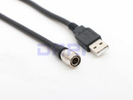 αρσενικό Hirose USB καλώδιο τροφοδοσίας 12V 4pin για το ΖΟΥΜ F4/F8, υγιείς συσκευές 688 633 664